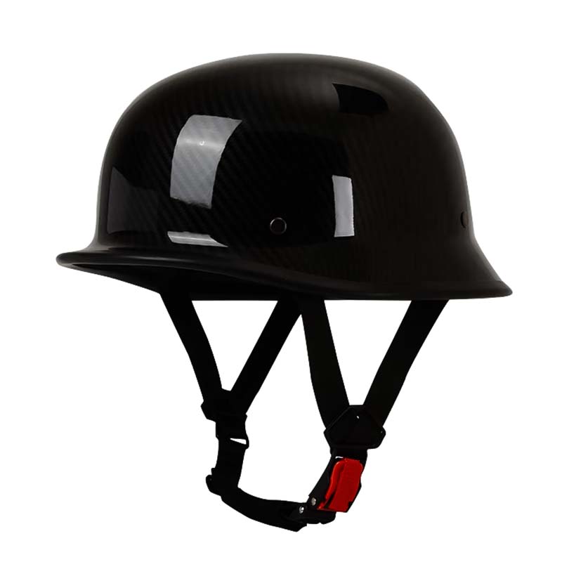 RidgeBolt Vintage Half-Face Helmet