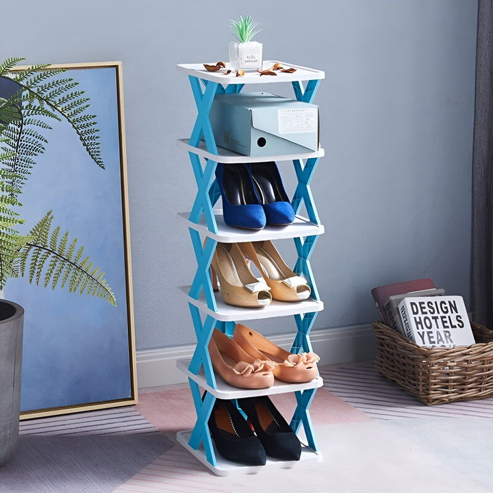 Multifunctional Foldable Shoe Rack - SpaceSaver