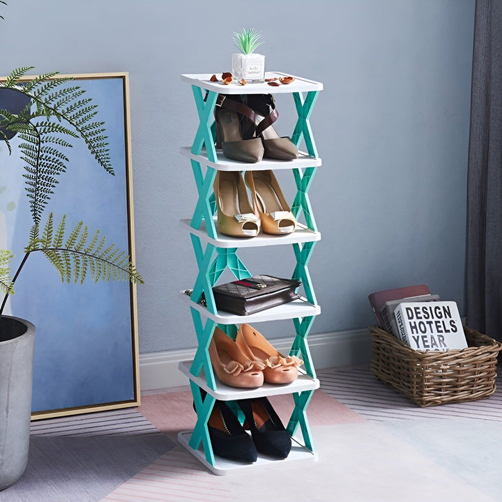 Multifunctional Foldable Shoe Rack - SpaceSaver