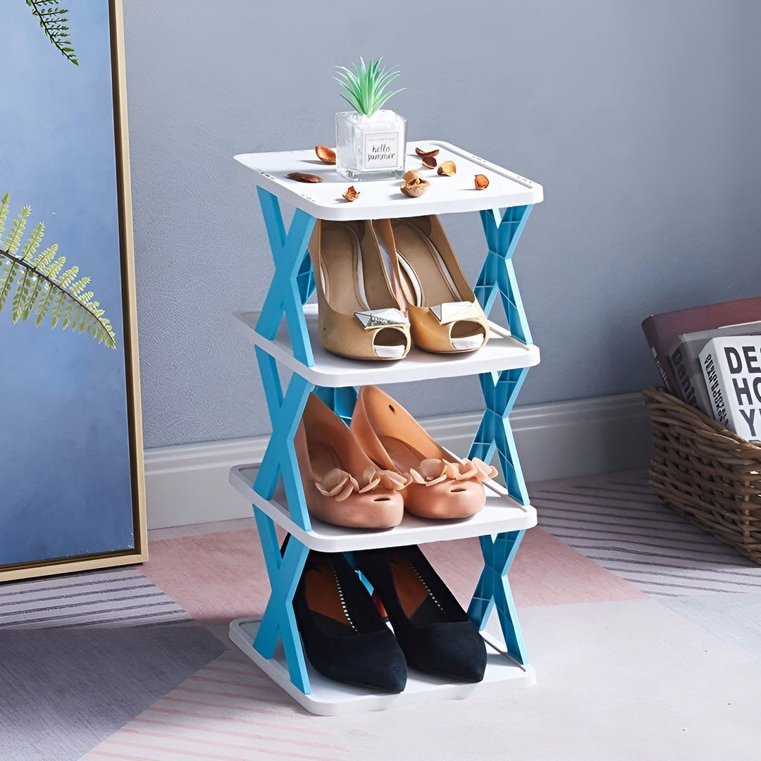 Multifunctional Foldable Shoe Rack - SpaceSaver