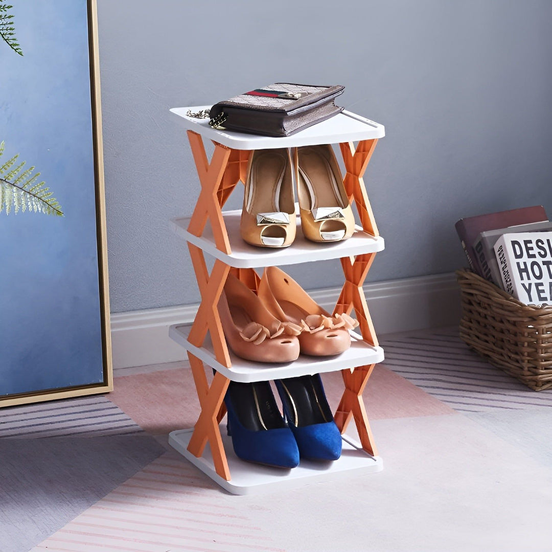 Multifunctional Foldable Shoe Rack - SpaceSaver