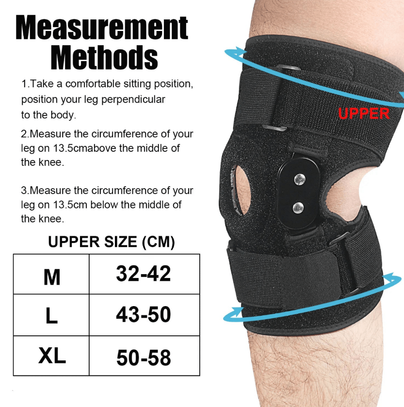 Adjustable Knee Brace with Zip | Support
