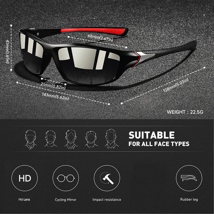 Polarisierte Umschließende Sonnenbrille