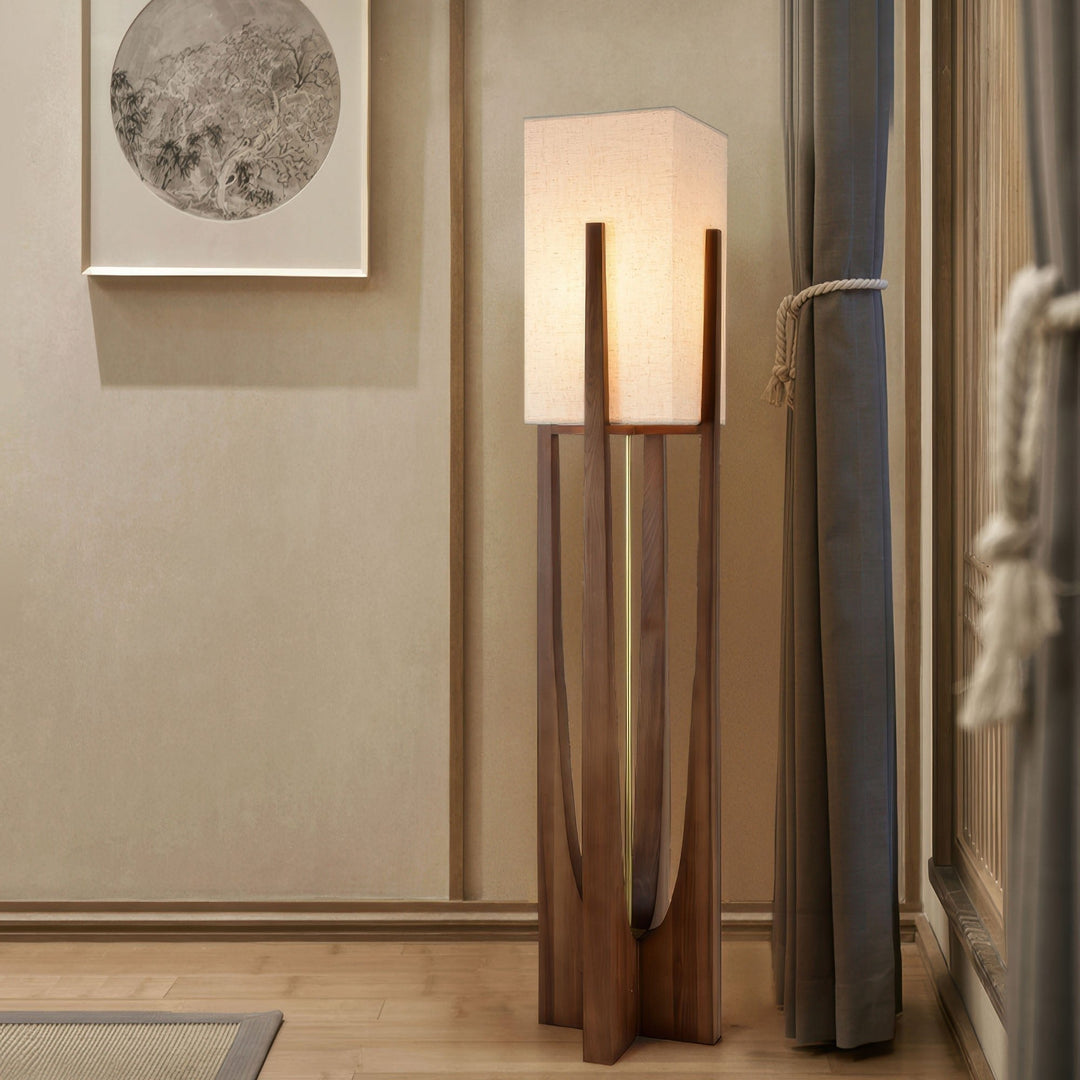 Walnut Floor Lamp | Minimalist and Cosy