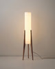 Walnut Wood Floor Lamp - Light Art for Any Interior