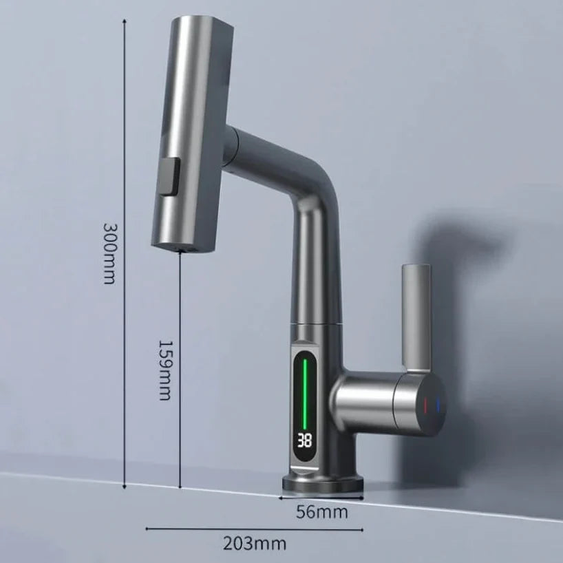 Pull-Out Kitchen Tap | Pull-Out Kitchen Tap with 5 Spray Modes | FlexiHahn