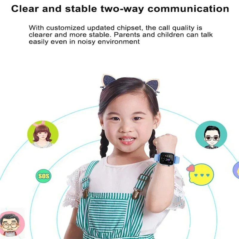 Waterproof GPS Watch for Kids - Safe and Stylish