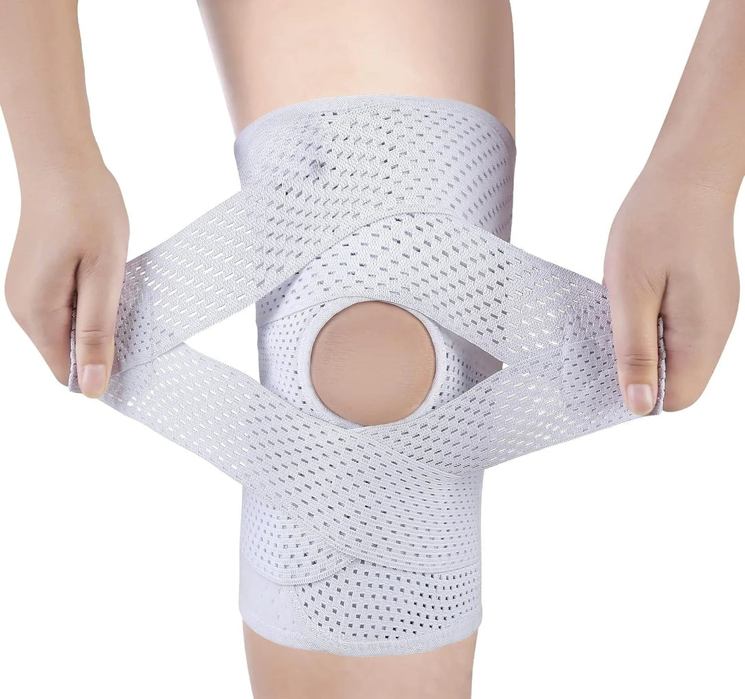 Knee Support with Adjustable Compression System