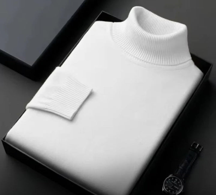 Men's Cashmere Roll Neck Jumper – Silvano