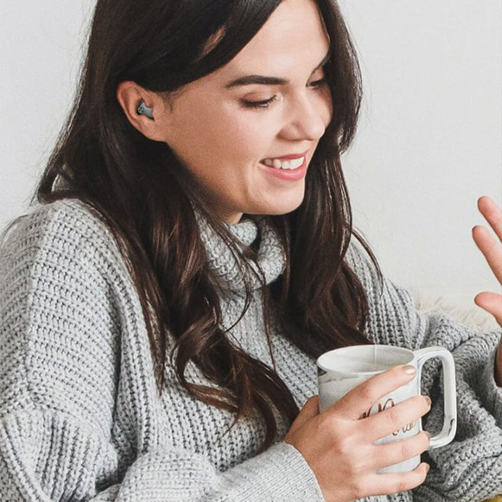 SomnioBuds Sleep Earbuds | Ultra-Thin & Ergonomic | Noise Cancelling | IPX5 Waterproof & 24h Battery