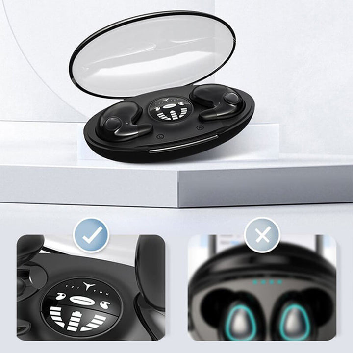 SomnioBuds Sleep Earbuds | Ultra-Thin & Ergonomic | Noise Cancelling | IPX5 Waterproof & 24h Battery