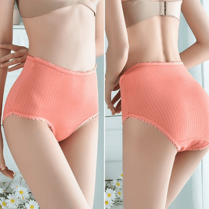 Women's Leakproof Briefs 3-Pack - Breathable Ribbed Briefs