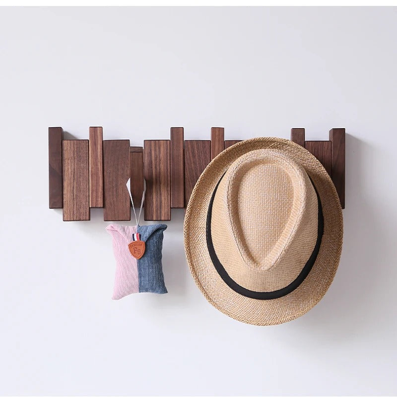 Wooden Piano Coat Rack – Elegant Wall Organizer for the Hallway
