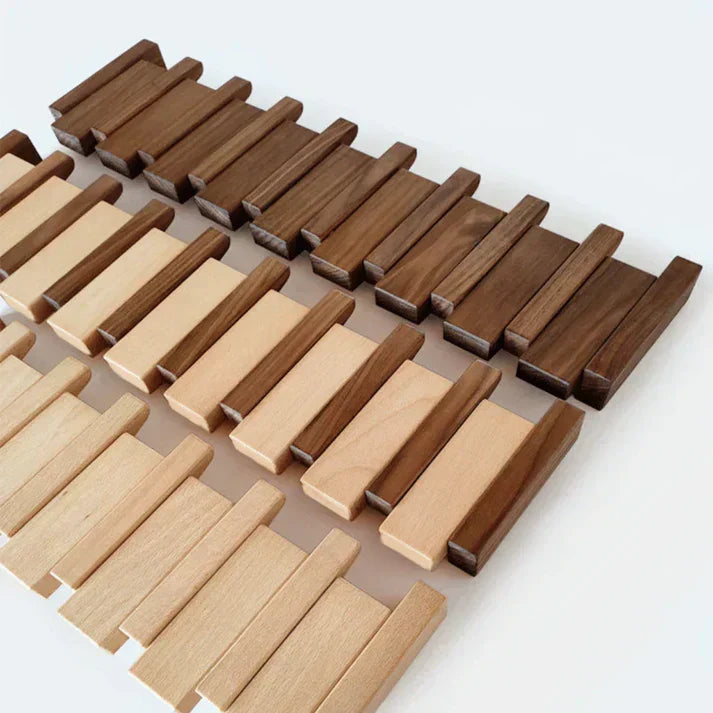 Wooden Piano Coat Rack – Elegant Wall Organizer for the Hallway