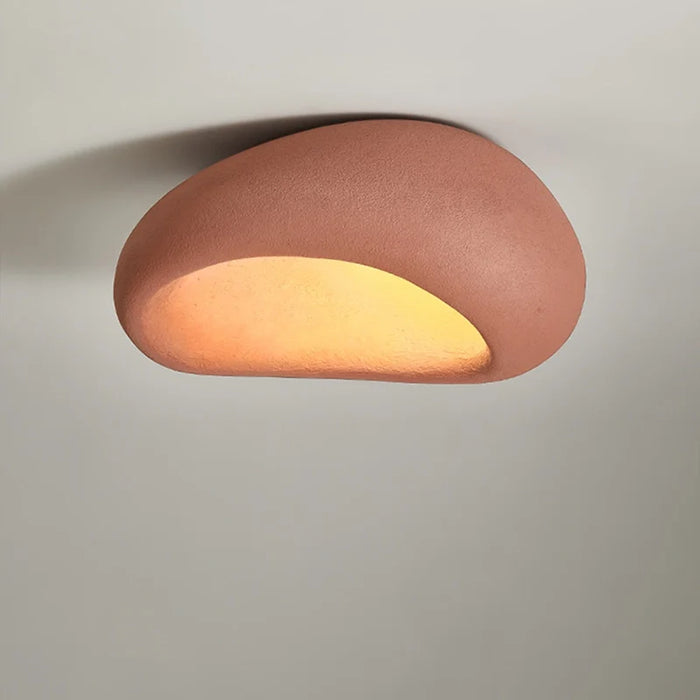 LED-Deckenlampe im Wabi-Sabi-Stil – dekorative Deckenleuchte mit organischer Form