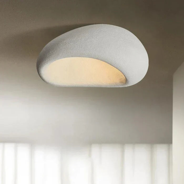 Wabi-Sabi Style LED Ceiling Lamp – Decorative Ceiling Light with Organic Shape