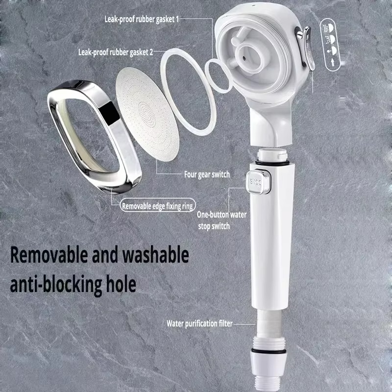 AquaPulse Shower Head - High Pressure | Adjustable Spray Modes