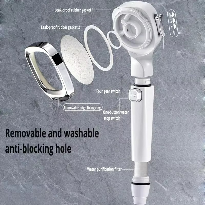 AquaPulse Shower Head - High Pressure | Adjustable Spray Modes