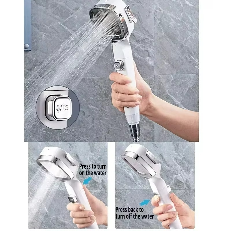 AquaPulse Shower Head - High Pressure | Adjustable Spray Modes